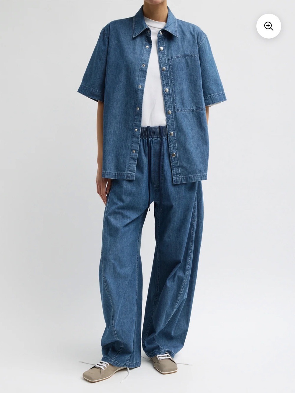 Tibi Summer Denim Winslow Pant